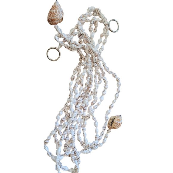 Masagari 72" Six Strands of Natural Seashells for Decor or Garland DH651 - Picture 1 of 4